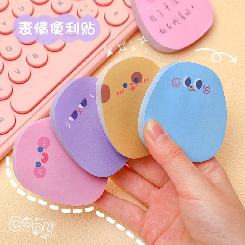 กระดาษโน๊ต โพสอิโมจิ - หมีเหลือง น่ารัก กวนๆ อารมณ์ดี กระดาษโน้ต โพสติด diy สมุด หนังสือ เครื่องเขียน อุปกรณ์การเรียน