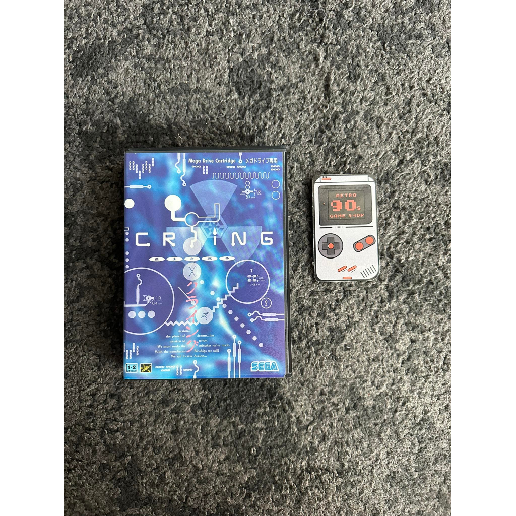 Sega Cartridge Megadrive 16 Bit Crying  Boxed / Japan