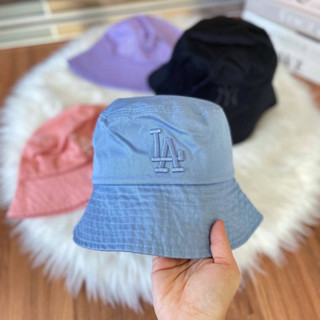 พร้อมส่ง MLB blind bucket hat หมวกปีก โลโก้ LA สีฟ้า💎