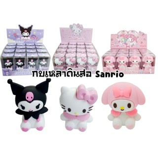 กบเหลาดินสอ Sanrio ตัวการ์ตูน Kitty, Kuromi, My Melody กบเหลามือ ตัวการ์ตูนยางแข็ง