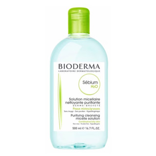 Bioderma Sebium H2O Makeup Remover Cleansing Waterไบโอเดอร์มา ซีเบี่ยม เอชทูโอ เมคอัพ รีมูฟเวอร์ คลีนซิ่ง วอเตอร์ 500ml,