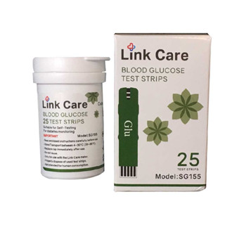 Link Care แผ่นตรวจน้ำตาล Blood Glucose Test Strip