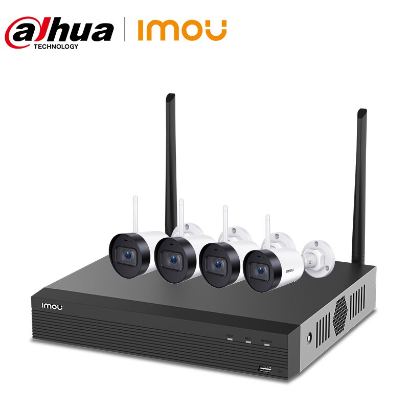 Wifi Set KIT 4*Bullet 2C+NVR8 ชุดกล้องพร้อมเครื่องบันทึกภาพ NVR 4 กล้อง