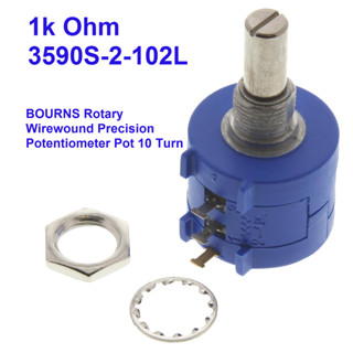 3590S-2-102L 1K Ohm BOURNS Rotary Wirewound Precision Potentiometer Pot 10 Turn