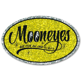 F.B.D MOONEYES Oval Sticker [DM168YE]