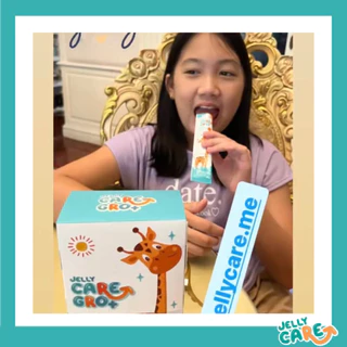 Jelly CARE GRO+ เจลลี่แคร์ โกร พลัส (50 ซอง)- เจลลี่แคลเซียมเพิ่มความสูงเด็ก บำรุงสมอง