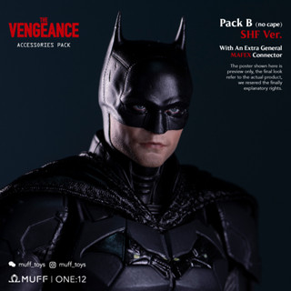 Muff toys : The Vengeance accessories pack  Pack C - หัวหัวบรู๊ซ &amp; แบท  ไม่รวมผ้าคุลม