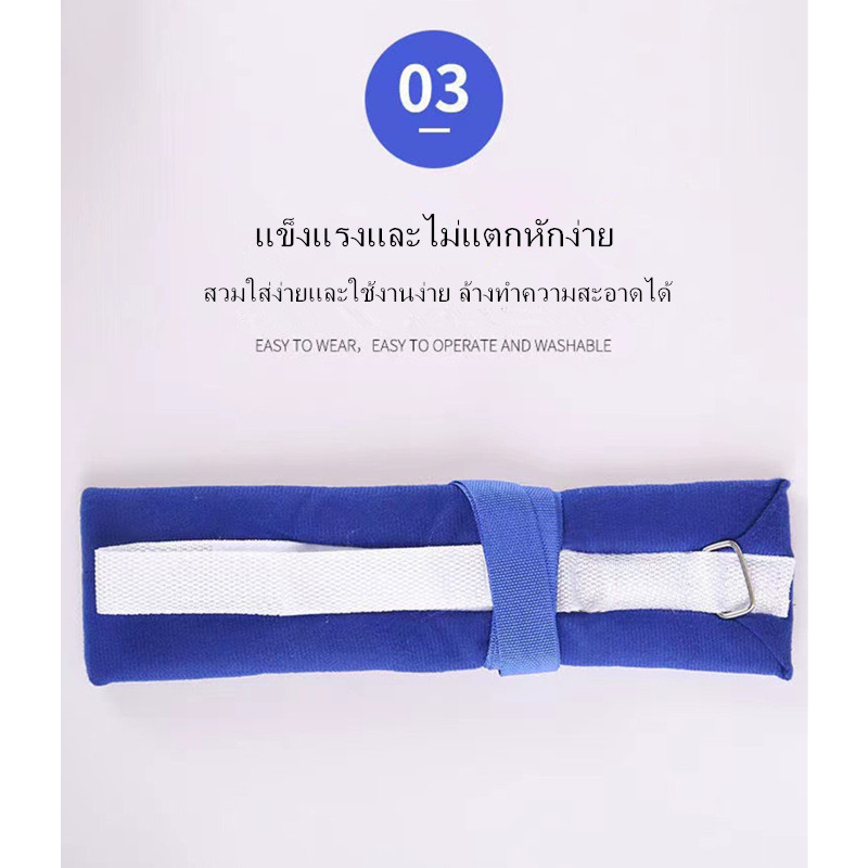 เข็มขัดนิรภัยทางการแพทย์ สายรัดข้อมือ ป้องกันผู้ป่วยดิ้น สายรัดข้อเท้า ป้องกันผู้ป่วยดิ้น - รูปที่ 4