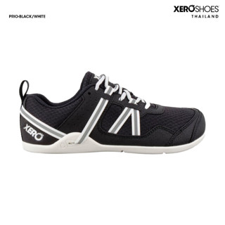 XERO SHOES Barefoot shoe รองเท้าผ้าใบรุ่น PRIO ผู้ชาย สี Black / White รองเท้าวิ่ง ออกกำลังกาย PRM-BLW