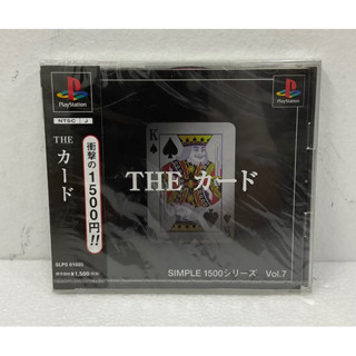 แผ่นแท้ [PS1] Simple 1500 Series Vol. 7: The Card (Japan) (SLPS-01685 | 02443)