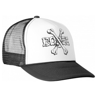 Powell Peralta Cross Bones Trucker Cap Black/White