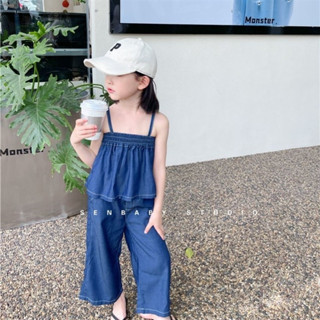 ชุดเชทเด็กผู้หญิง ผ้ายีนส์ งานน่ารักมาก รุ่น YF6745
