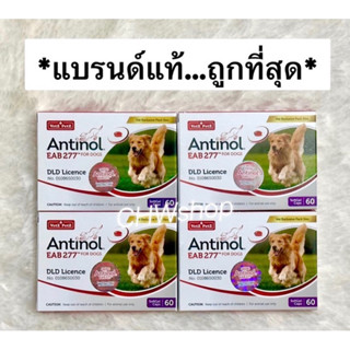 Antinol (EAB227) แบรนด์แท้ 100% มีฉลากยา กล่องต้นแบบ (Exp.03/2025) อาหารเสริมสารสกัดบำรุงข้อสัตว์เลี้ยง