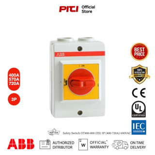 ABB OT400-800 (ES) 3P (400-720A) Safety Switch Enclosed Switch Disconnector (Emergency Switch)