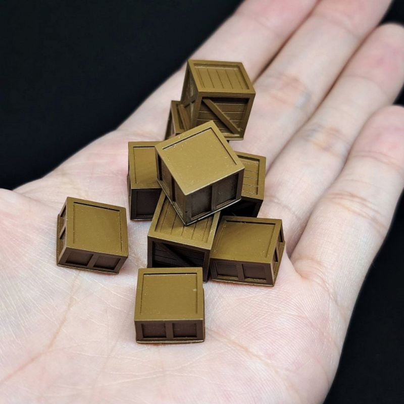 โมเดลลังไม้(3ชิ้น) สเกล1:64