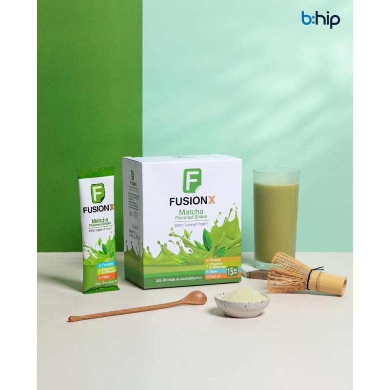Fusion X Matcha ฟิวชั่นเอ็กซ์ ชาเขียว