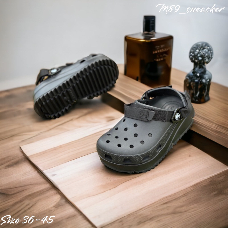 🔥รองเท้าcrocs Hiker clog slip on รองเท้าลำลองสำหรับคนโต🔥(36-45)