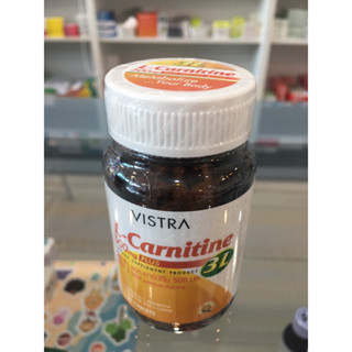 Vistra L-Carnitine 3L 500mg Plus 3L 30เม็ด