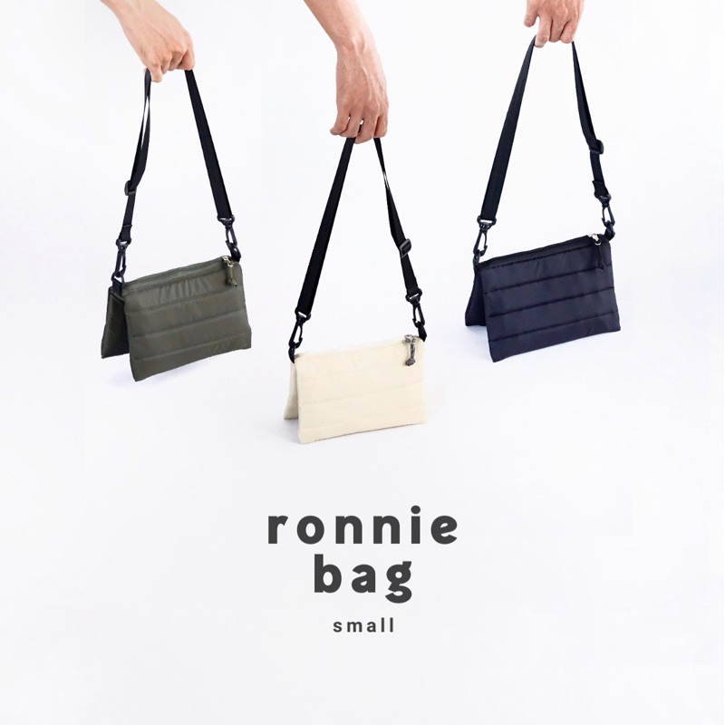 Ronnie puffy bag - small || wonko studio กระเป๋าไนลอน