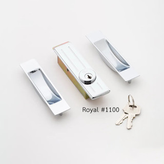 กุญแจตู้บานเลื่อน Royal (1100/1200) [กุญแจตู้เหล็ก กุญแจบานเลื่อน Cabinet Lock กุญแจตู้เอกสาร]