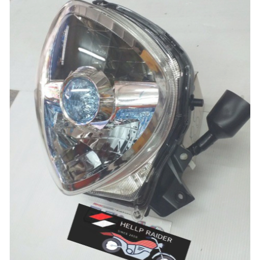 ไฟหน้า โคมไฟหน้า ฟีโน่ 125 fino 125 LED รถปี 2015 ยี่ห้อ HMA สว่าง พร้อมสายไฟ ติดตั้งง่าย รับประกันส