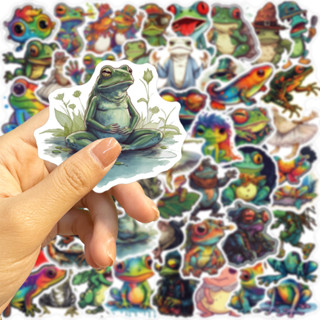 🔥พร้อมส่ง🔥psychedelic frog ประสาทหลอน กบ 50ชิ้น สติ๊กเกอร์  …