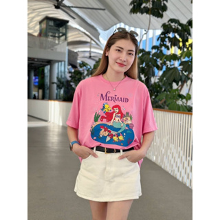 เสื้อโอเวอร์ไซต์ Qotton land ลาย little mermaid