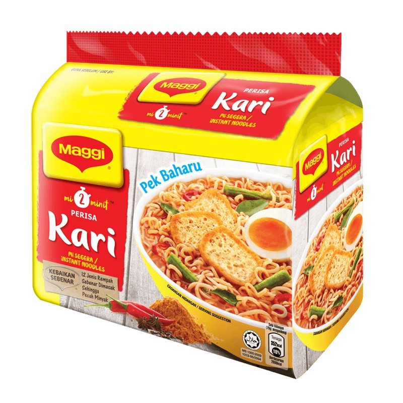 Maggi Kari มาม่าการี รสผงกะหรี่ 1 ลัง