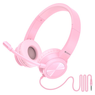 BETENO (มีสาย มีไมค์)  BH-A8 3.5MM WIRED HEADSET + MIC หูฟังสีพาสเทล นุ่ม สบายหู