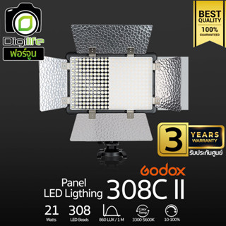 Godox LED 308C II 21W 3300K-5600K - รับประกันศูนย์ Godox Thailand 3 ปี ( 308 C II )