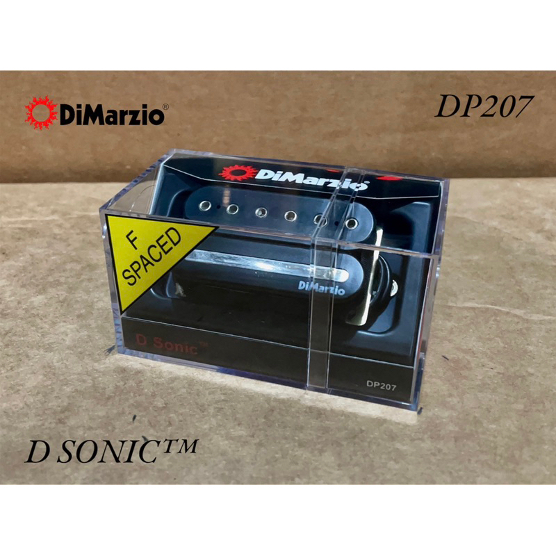 ปิ๊กอัพกีต้าร์ไฟฟ้า Dimarzio  Humbucker the D Sonic™ DP207F Bridge (หมุดและใบมีดNickel)