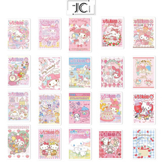 ‼️พร้อมส่ง‼️เซตสติ๊กเกอร์แผ่น ลายรวม Sanrio สุดคุ้มมม