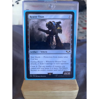 การ์ด MTG Reaver Titan Artifact Commander Magic the Gathering EDH รุ่น Warhammer 40K สภาพ Nm