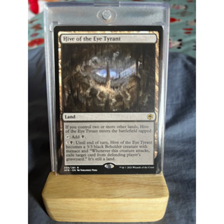 การ์ด MTG Hive of the Eye Tyrant Land Magic the Gathering EDH รุ่น AFR สภาพ Nm