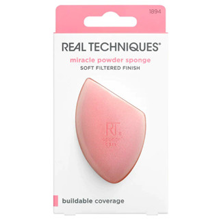 🔥ของแท้🔥 Real Techniques Miracle Powder Sponge 1894 สำหรับแป้งพัฟ ฝุ่น หรือบลัชออนเนื้อฝุ่นโดยเฉพาะ