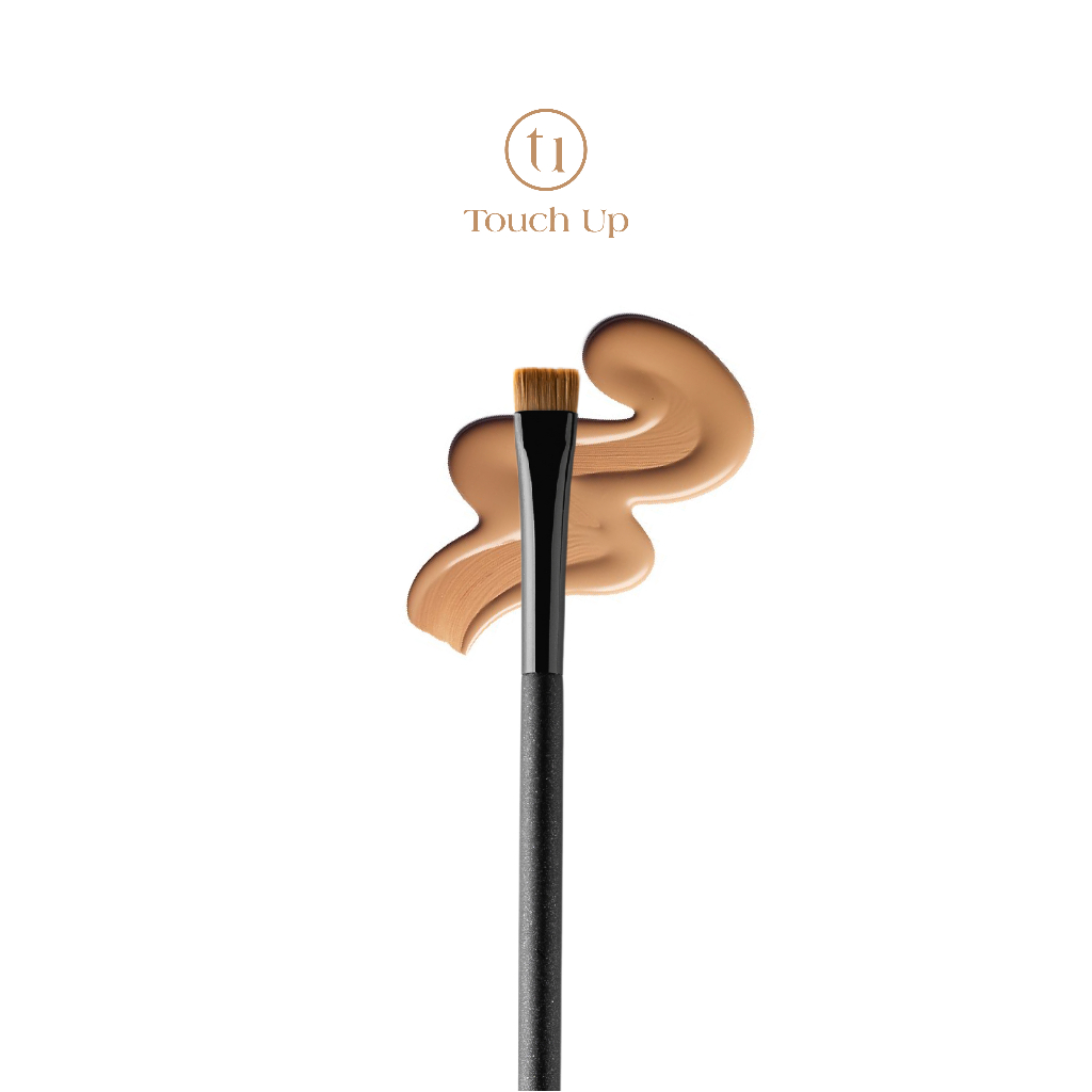(( ขนสังเคราะห์ )) แปรงแบนปลายตัดตรง Touch Up No. 210 (Flat Definer Brush) ไม่มีกล่องแพคเกจจิ้ง