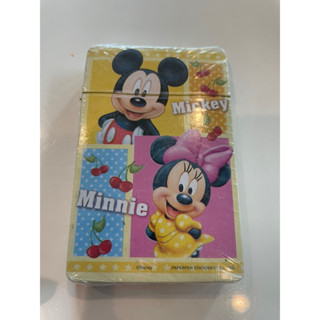 ไพ่การ์ด Mickey Minnie สุดน่ารักยังไม่แกะซีลใหม่เอี่ยม ไม่มีกล่องนะคะ