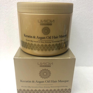 ทรีทเม้นท์เคราติน ยูเนี่ยน Union Beauty Keratin &amp; Argan Oil Hair Masque ยูเนี่ยน เคราติน ทรีทเม้นท์ 500ml 1,000ml