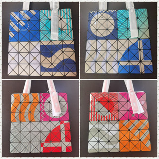 BaoBao IsseyMiyake กระเป๋าถือ กระเป๋าสะพาย กระเป๋าช้อปปิ้ง Graffiti Color Matching Series 6x6