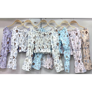 เสื้อแฟชั่น ลายใหม่ งานสวยตรงปก ถ่ายจากงานจริง สีตามภาพ ของมีพร้อมส่ง สาว S,M,L ใส่ได้จ้า