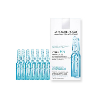 LA ROCHE-POSAY Hyalu B5 Ampoules anti-wrinkle Treatment 7 Ampoules (2ml/amp) เซรั่มบำรุงผิว)