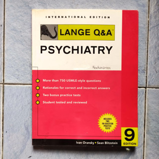 Lange Q &amp; A: Psychiatry 9th Edition (มือสอง)