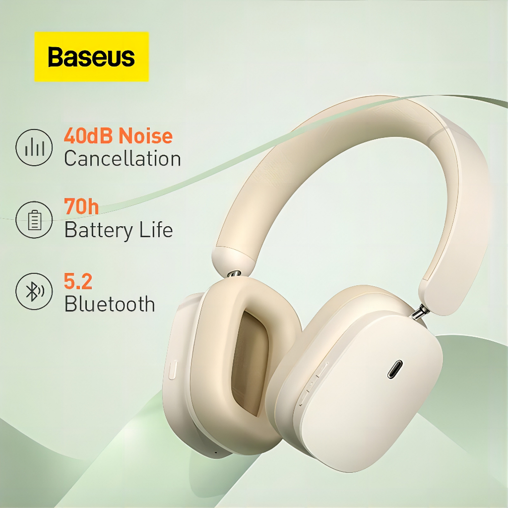 【2 Years Warranty】Baseus Bowie H1 Bluetooth Earphones Wireless Earphones Noise Reduction Earphones w