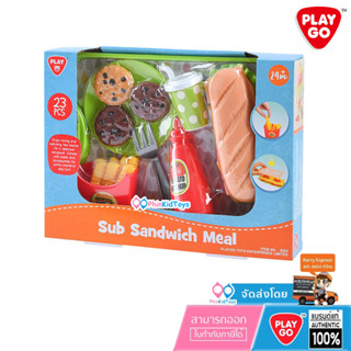 ❤ ของแท้ ❤ Playgo 3024 ชุดอาหารว่าง-แซนด์วิซ SUB SANDWICH MEAL - 23 PCS