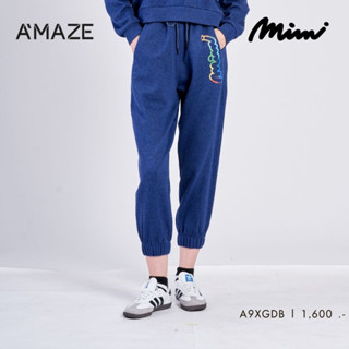 MIMI กางเกง  Jumper pants สีน้ำเงิน (A9XGDB)