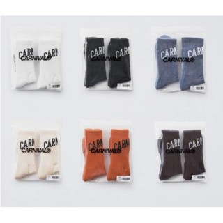 [ ของแท้ ] ถุงเท้ายาว CARNIVAL SS23 ICONIC SOCKS ของใหม่ พร้อมส่ง