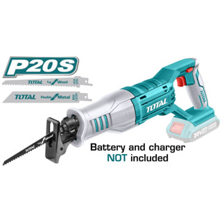 Total เลื่อยชัก แบตเตอรี่ ไร้สาย 20 โวลท์ รุ่น TRSLI1151 ( 20V Li-ion Reciprocating Saw ) เลื่อยชัก เลื่อยไร้สาย เลื่อย