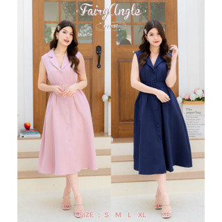 fairyangelstore - เดรสสูทกระโปรงยาวแถมเข็มขัด (FY1197) #พร้อมส่ง #เดรสทำงาน #เดรสแฟชั่น #เดรสสวย #เดรสออกงาน #เดรสน่ารัก