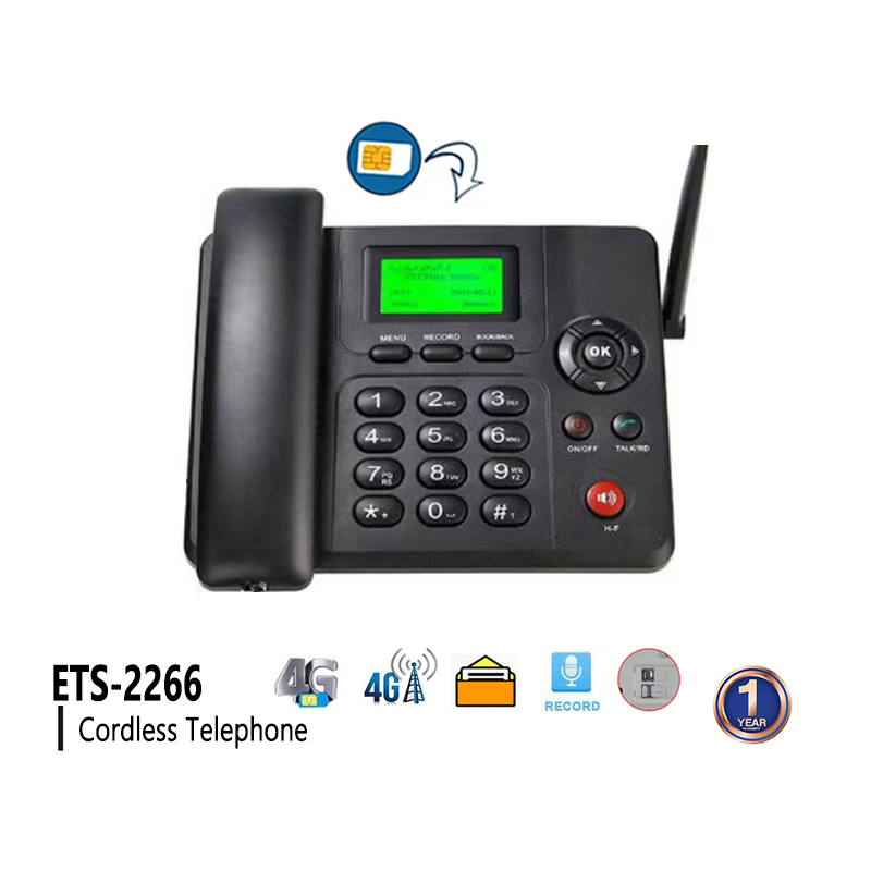 FWP 4G โทรศัพท์สำหรับตั้งโต๊ะ โทรศัพท์มือถือGSM TNCโทรศัพท์บ้าน 4G/5G SIM โทรศัพท์ไร้สาย