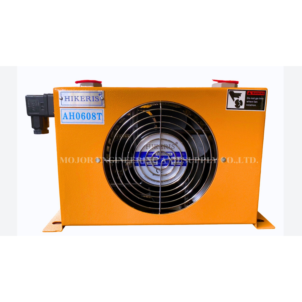 พัดลมระบายความร้อน น้ำมันไฮดรอลิค Oil Cooler AH0608T-60L (HIKERIS)